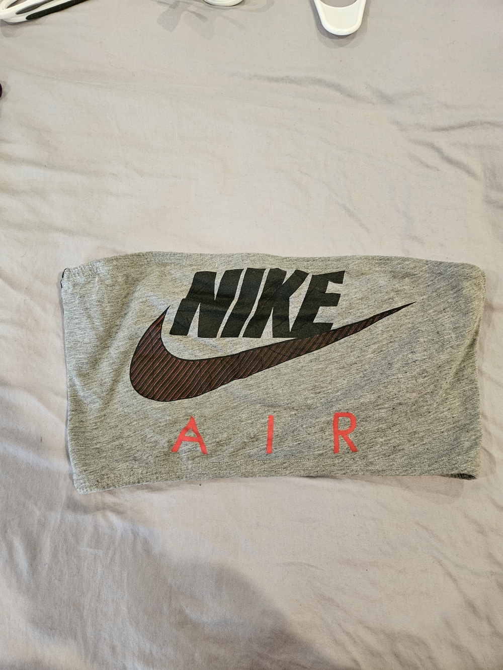 Nike Air Grey Graphic Tube Top